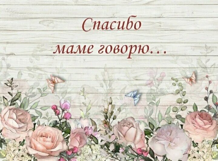 "Спасибо, мама!".